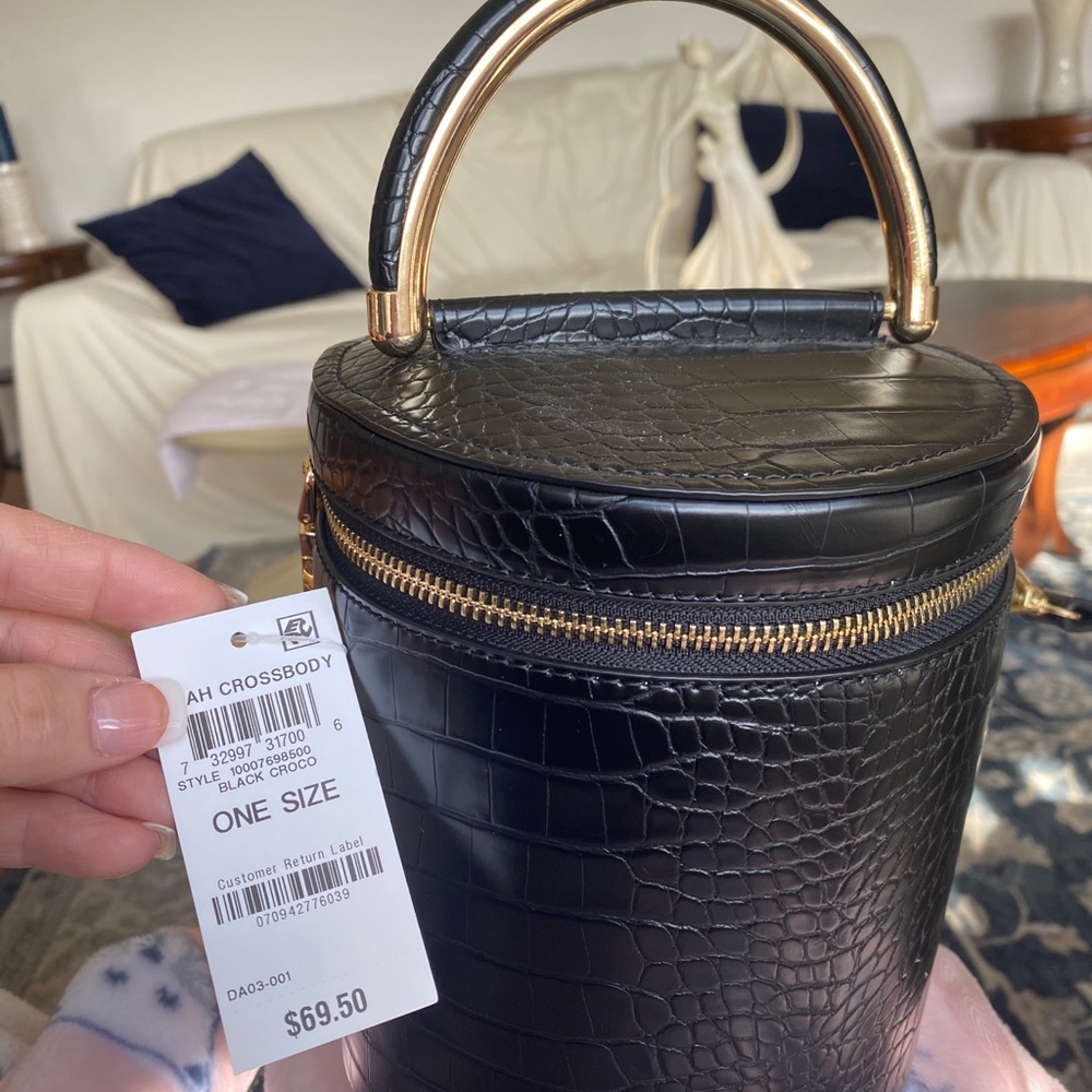 INC Kajah Black Crossbody Purse